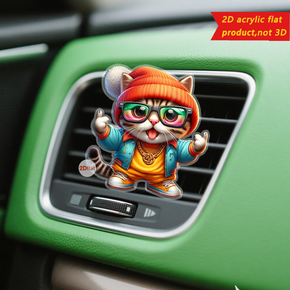 Air Outlet Decoration Clip Aromatherapy Beautiful Car Interior Design Accessories