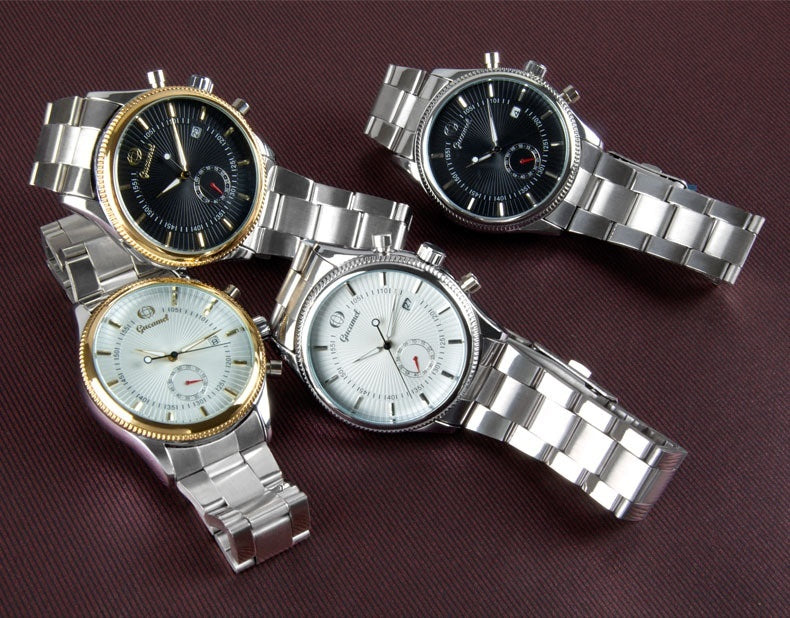 Mechanical Business Steel Belt Watch Men