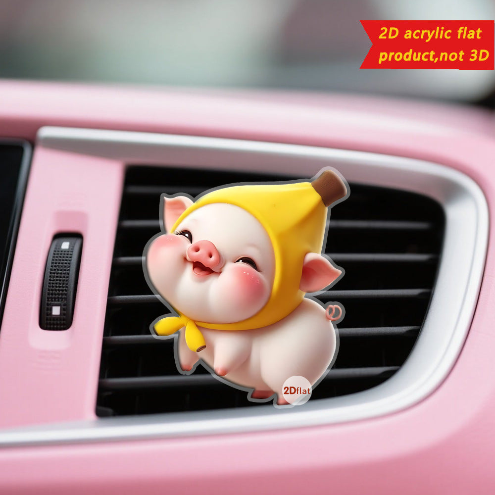 Air Outlet Decoration Clip Aromatherapy Beautiful Car Interior Design Accessories