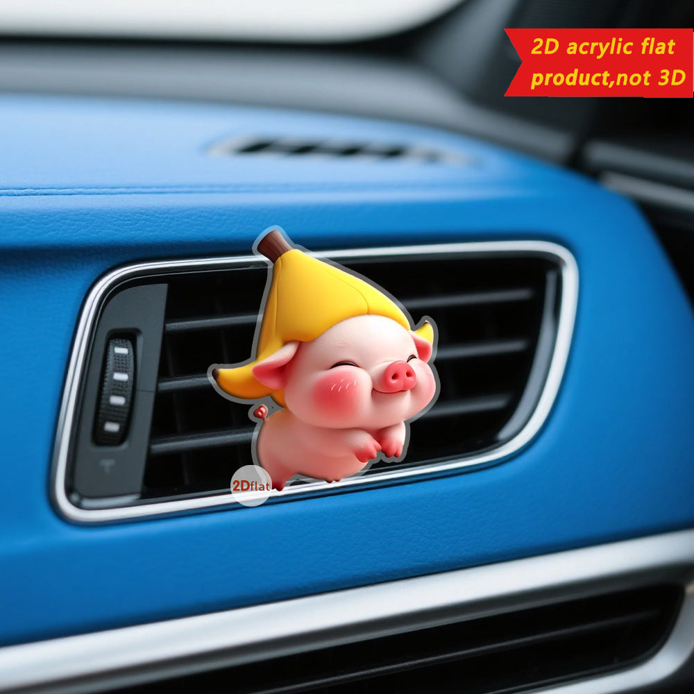 Air Outlet Decoration Clip Aromatherapy Beautiful Car Interior Design Accessories