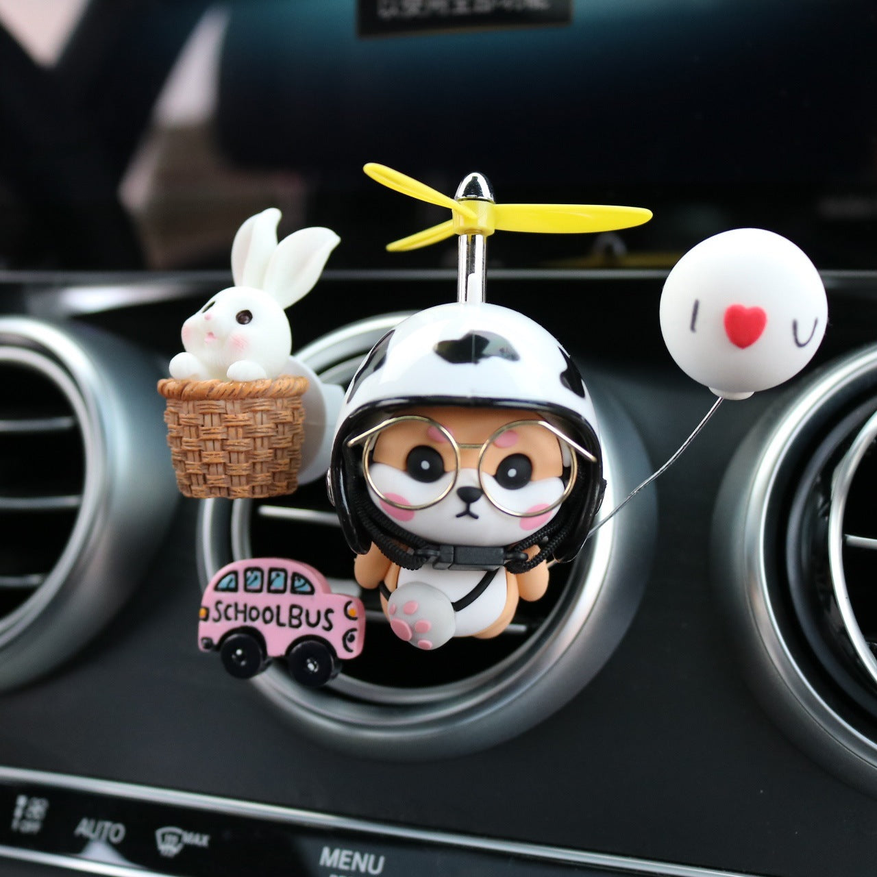Car Shiba Inu Air Conditioning Outlet Perfume Car Interior Decoration
