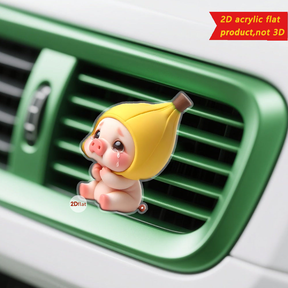 Air Outlet Decoration Clip Aromatherapy Beautiful Car Interior Design Accessories