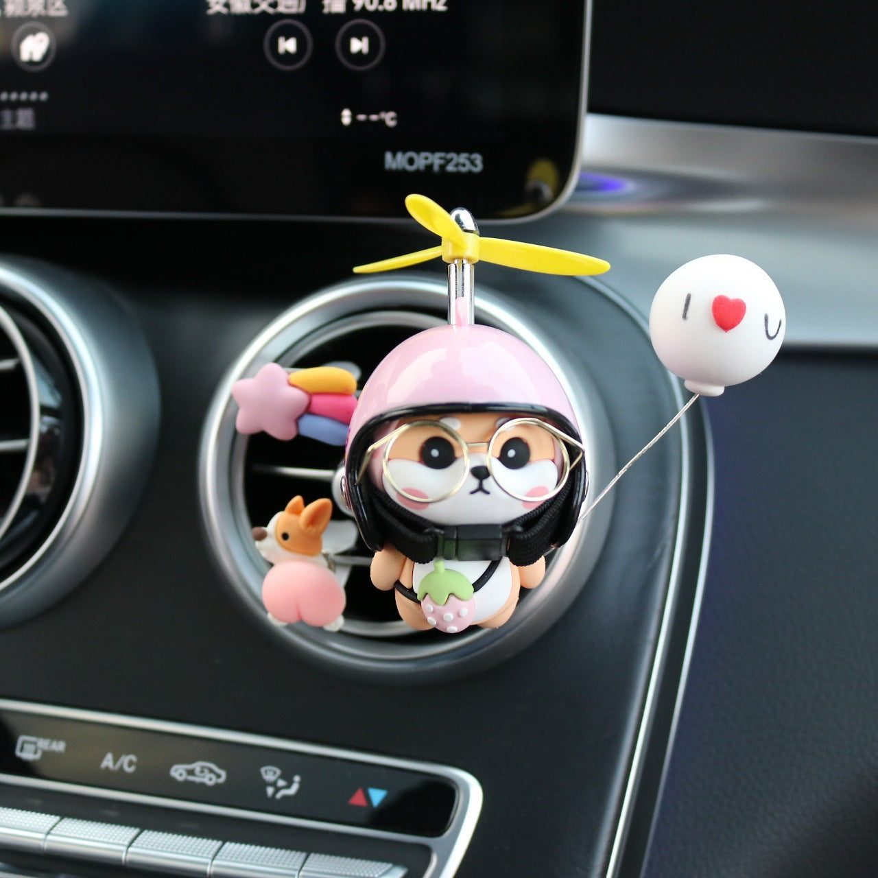 Car Shiba Inu Air Conditioning Outlet Perfume Car Interior Decoration