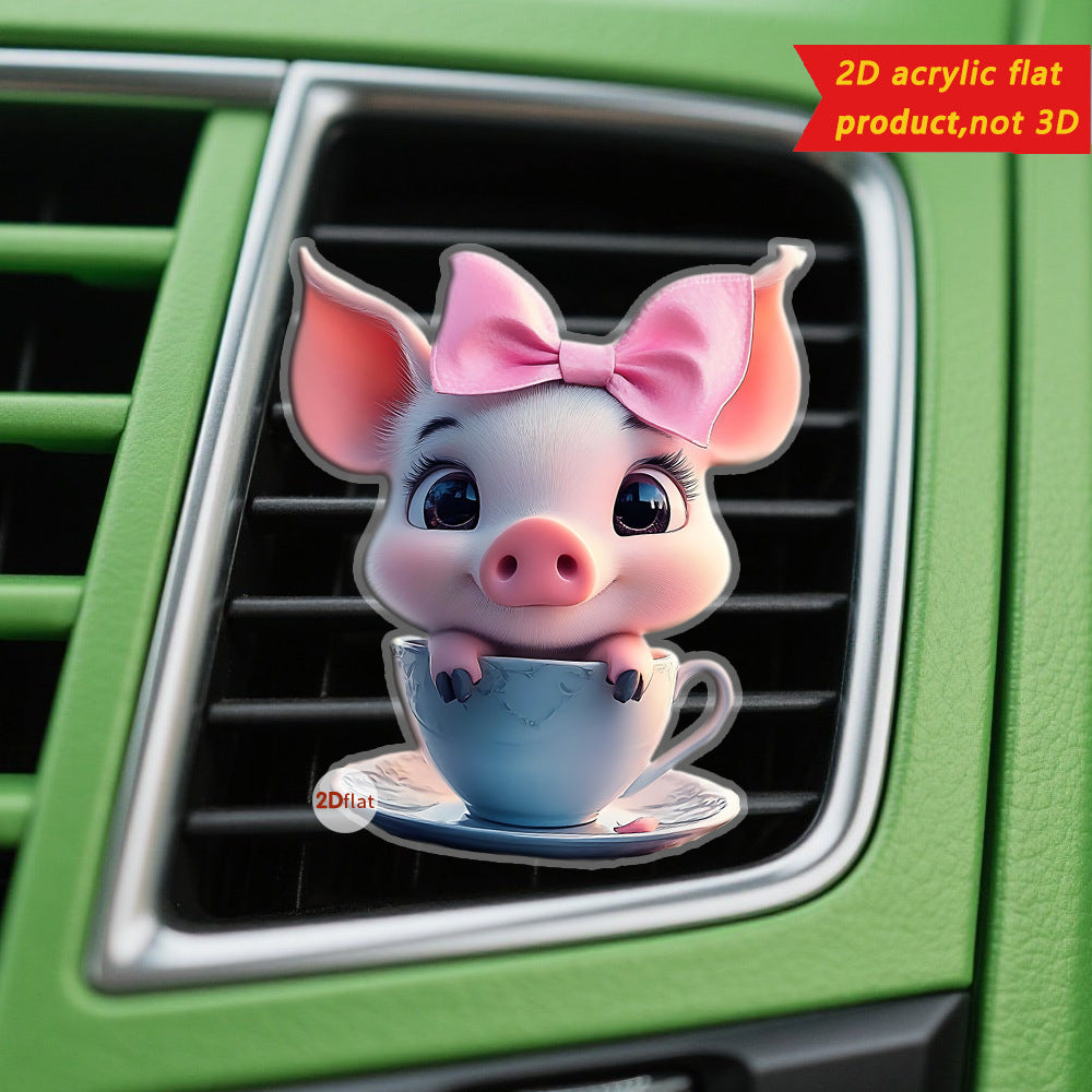 Air Outlet Decoration Clip Aromatherapy Beautiful Car Interior Design Accessories