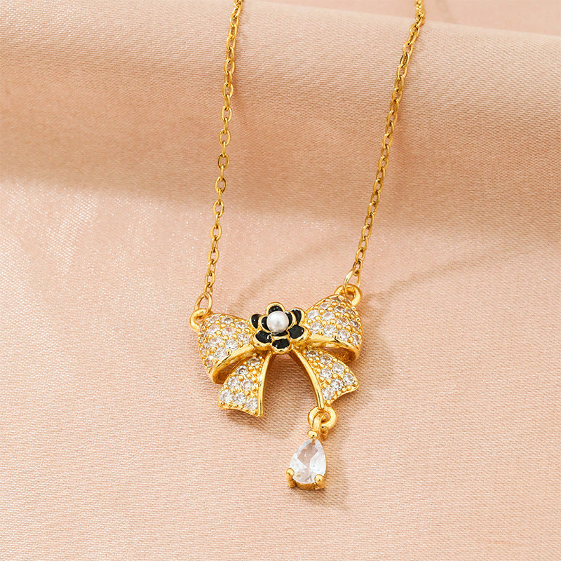 Fashionable All-match Elegant Titanium Steel Clavicle Chain