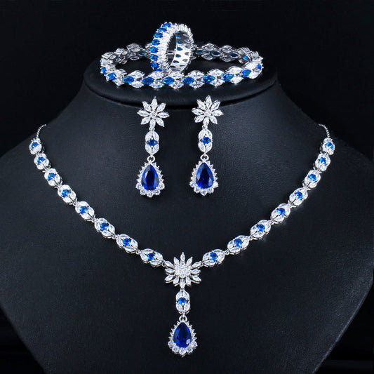 Fashion Necklace Earrings Ring Bracelet