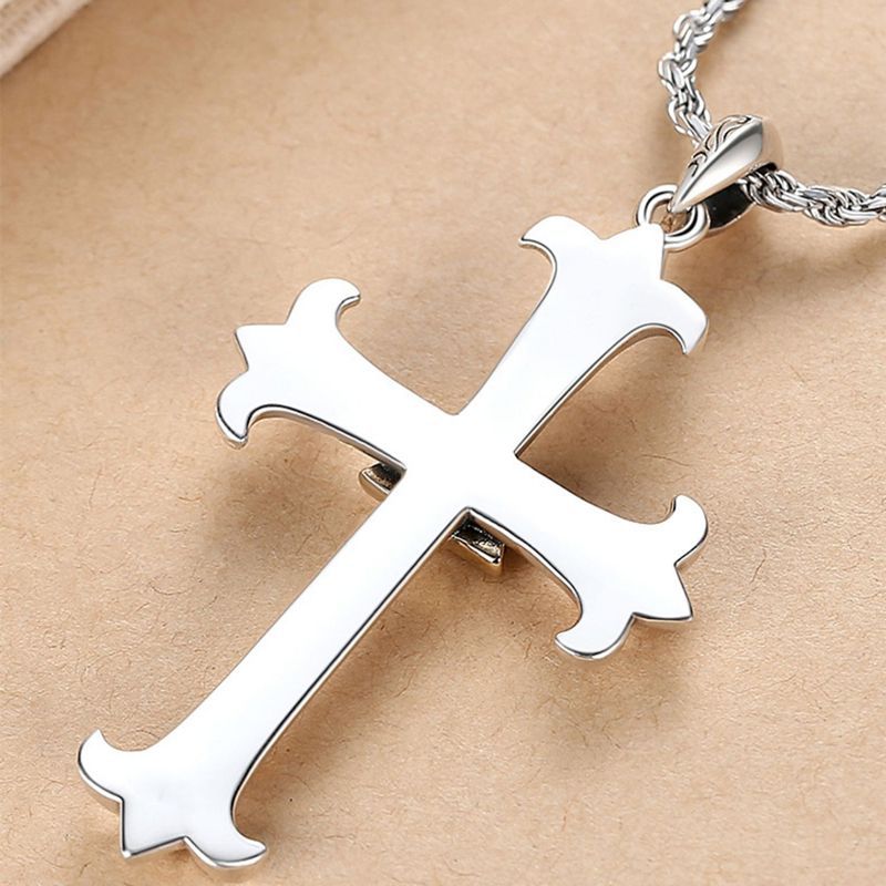 Men's Eye Cross Personalized Necklace