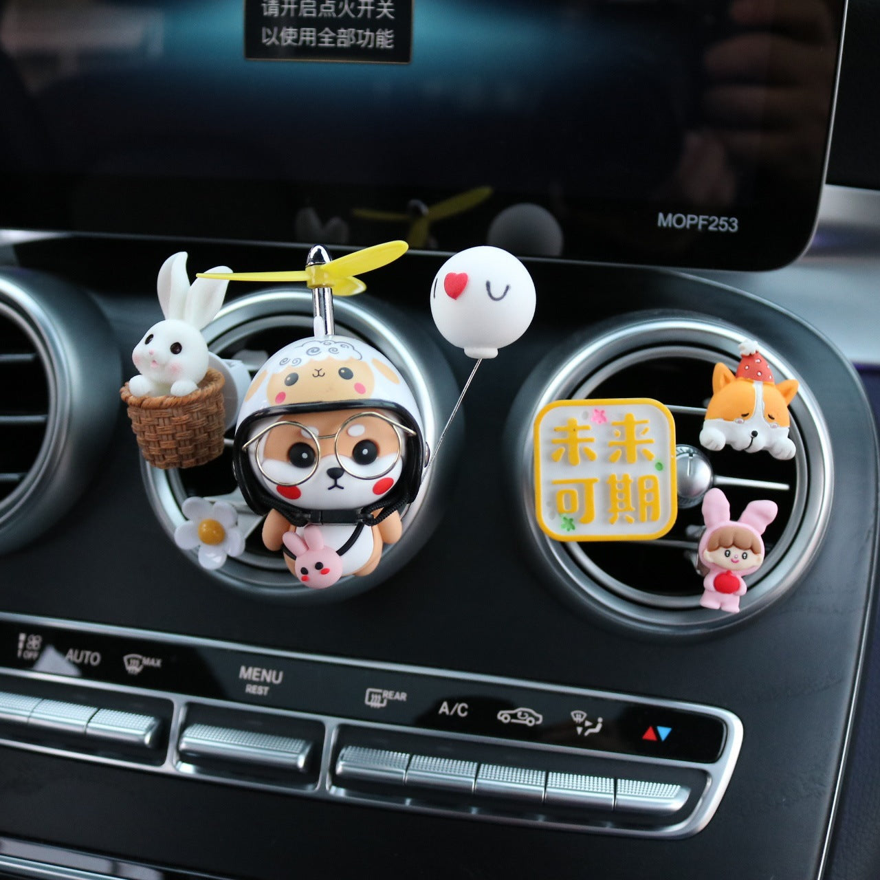 Car Shiba Inu Air Conditioning Outlet Perfume Car Interior Decoration
