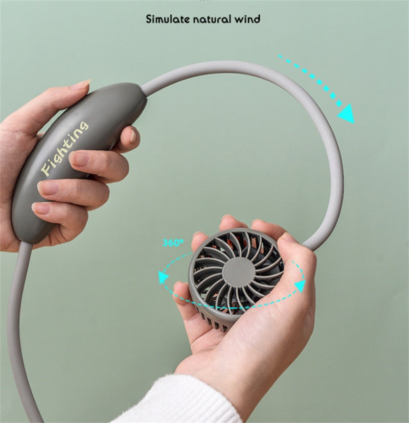 Lazy Sports Hanging Neck Fan Outdoor Convenient Charging