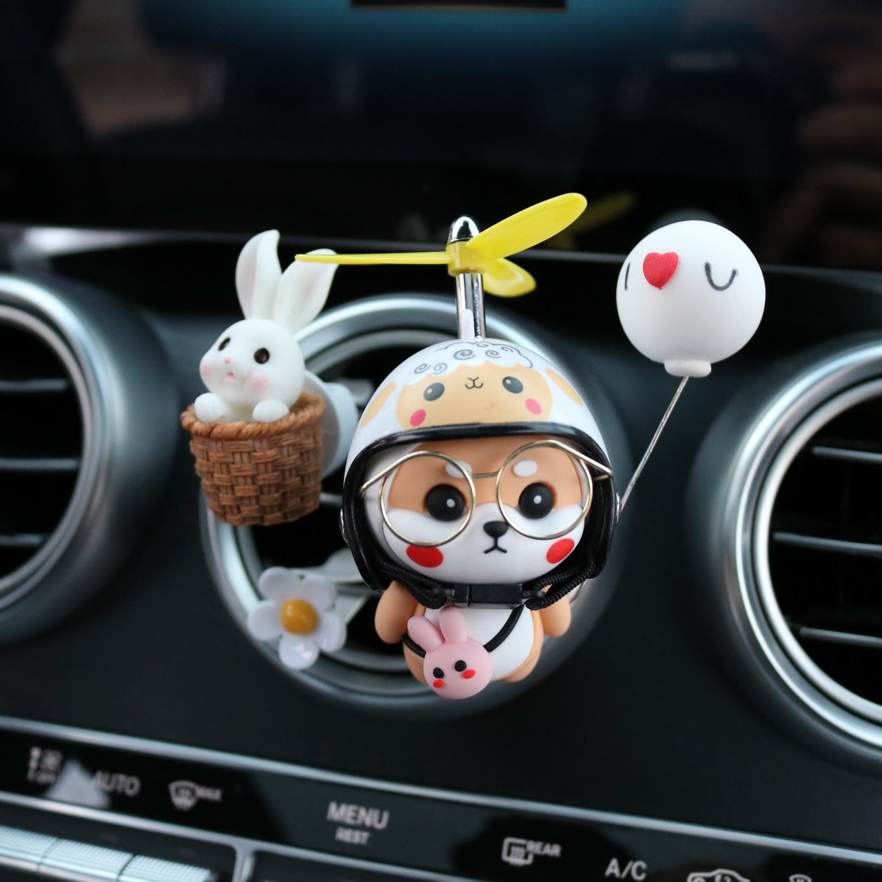 Car Shiba Inu Air Conditioning Outlet Perfume Car Interior Decoration